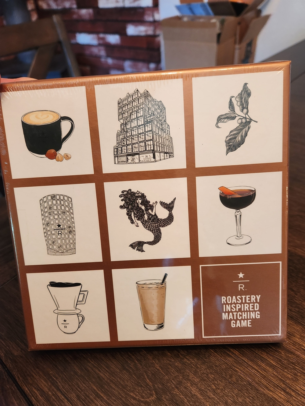 Starbucks Roastery Inspired Matching Game - 2023 Sealed New Collectible